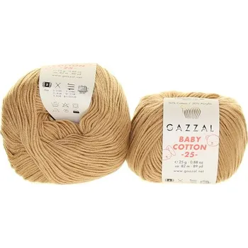 Příze Příze Baby Cotton 25, 3424, béžová