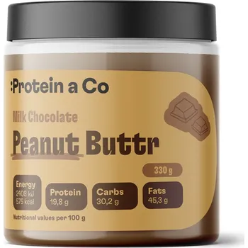 ProteinaCo Arašídový krém s mléčnou čokoládou 330 g