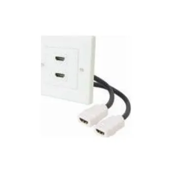 Elektrická zásuvka Ostatní Dvojitá HDMI zásuvka do steny C400