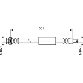 Brzdová hadice Brzdová hadice BOSCH 1 987 481 705