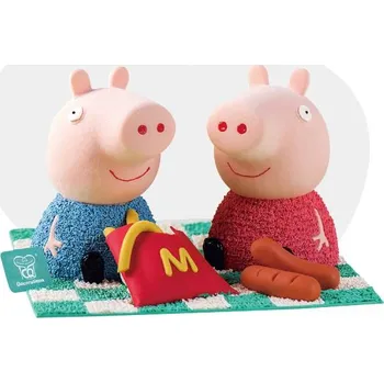 Forma na pečení Silikonová forma velké prasátko Pepa 15x10 cm - Cakesicq