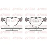 Sada brzdových destiček, kotoučová brzda REMSA 0270.00