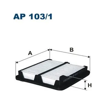 Vzduchový filtr Vzduchový filtr FILTRON AP 103/1