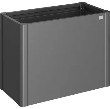Zahradní úložný box Truhlík Biohort BELVEDERE MAXI 100, tmavě šedá metalíza