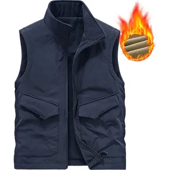 Pánská softshellová bunda Pánská vesta DIMU264 Barva: Tmavě Modrá, Velikost: 3XL