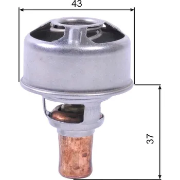 Těsnění motoru Termostat, chladivo GATES TH01483
