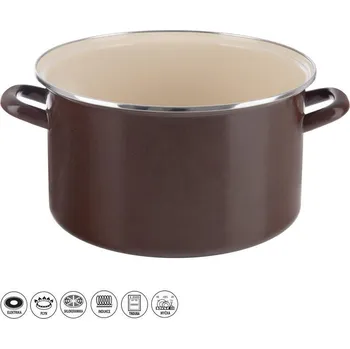 Hrnec Hrnec smalt BROWN Lem 11,5 l