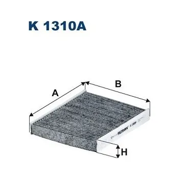 Ventilátor topení a klimatizace Filtr, vzduch v interiéru FILTRON K 1310A