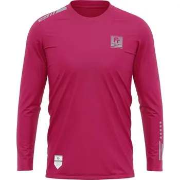 Pánské tričko Unisex tričko s dlouhým rukávem Felet FT-DRY 2.0 Magenta Velikost: XXS