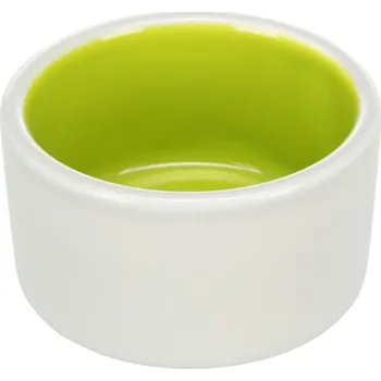 Miska pro psa Trixie Keramická miska s glazurou - 100ml, ø 7cm Barva: Šedá se zelenou
