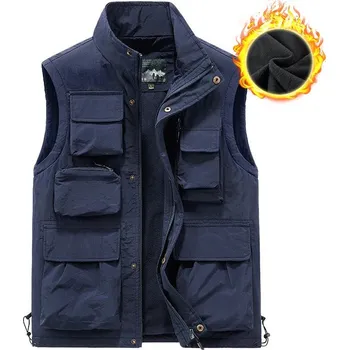 Pánský kabát Pánská vesta DIMU237 Barva: Tmavě Modrá, Velikost: XL