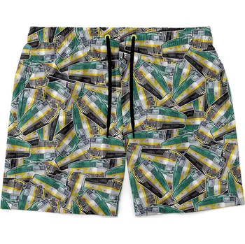 Pánské plavky Pánské plavky short – Brejlovec zelený (Velikost: L)