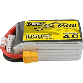 RC náhradní díl Tattu Baterie R-Line 4.0 1050 mAh 22.2 V 130C 6S1P XT60