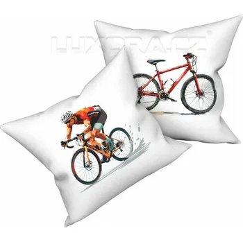 Dekorativní polštářek Povlak Cyklistika - 40 x 40 cm