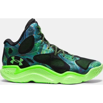 Pánské tenisky Unisexové boty Under Armour CURRY Spawn Flotro 3026640-301 Zelená 11.5