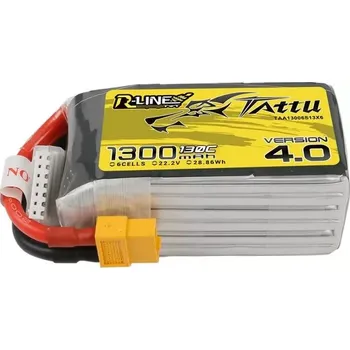 RC náhradní díl Tattu Baterie R-Line 4.0 130C 6S1P XT60 22.2 V 1300 mAh