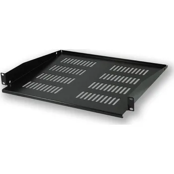 Racková skříň SH.0350.701 19" polička s perforací, 1U, hloubka 350 mm