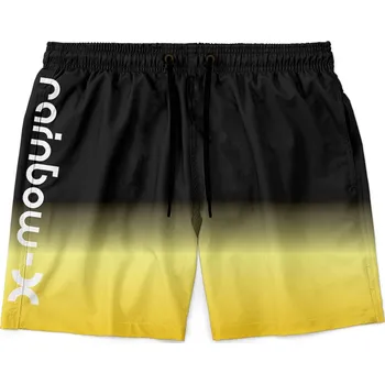 Pánské plavky Pánské plavky short – Yellow gradient (Velikost: S)