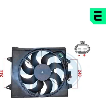 Chladič motoru Větrák, chlazení motoru ERA 352148