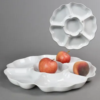 Český porcelán, Dubí Mísa velká - šestidílná - 35 cm