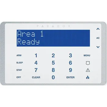 Klávesnice K656 - bílá LCD klávesnice s dotykovými klávesami