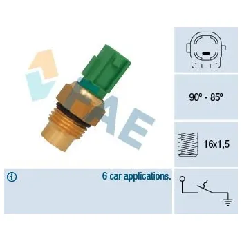Ventilátor topení a klimatizace Teplotní spínač, větrák chladiče FAE 36711