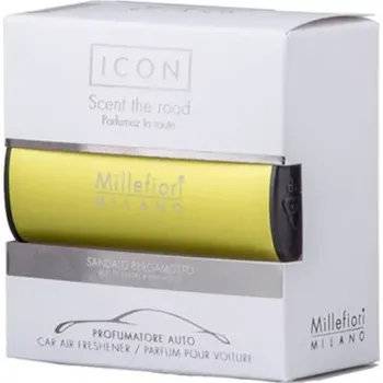 Autokosmetika MILLEFIORI ICON Vůně do auta Classic Sandalo Bergamotto žlutá 29902