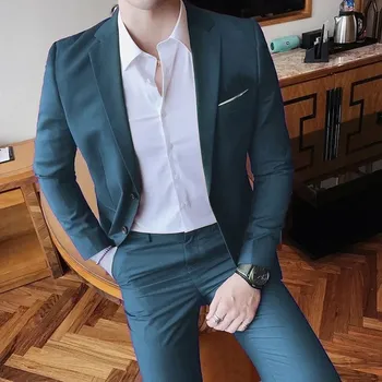 Pánský oblek Pánský formální oblek MC121 Velikost: XL, Barva (Varianta): Sada 2 ks Hu Lan