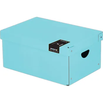 oxybag Úložná krabice lamino PASTELINI modrá – velká