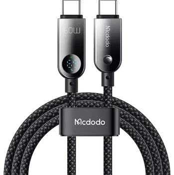 Datový kabel Mcdodo CA-4780 USB-C to USB-C 60W data, 1,2m, černý