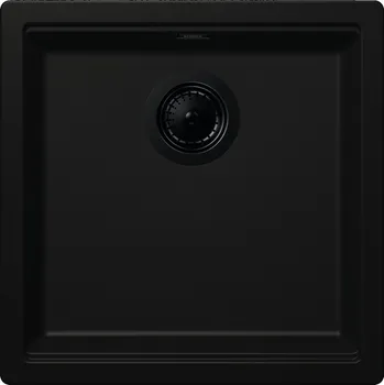 Granitový dřez Kuchyňský dřez Schock Kiruna N-100 AllBlack Night, spodní montáž KIRN100UBLACK
