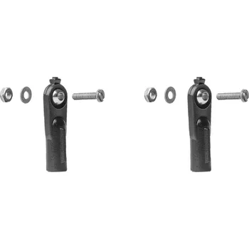 RC vybavení Plastový kloubek M2 s mosaznou kuličkou a příslušenstvím, 2ks