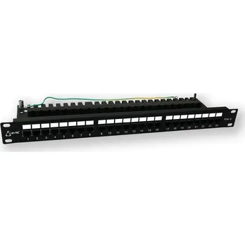 Patch panel PP-156 24P/C6 19" patch panel 1U, 24 portů C6