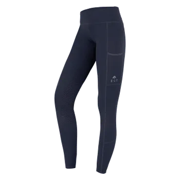 Jezdecké oblečení ELT Jezdecké zimní legíny se silikonovým gripem Ella Barva: Tmavě modrá, Velikost: 140