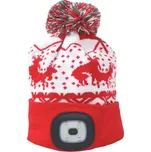 čepice LED, X-mas, velikost L, s LED světlem, červená (čepice LED, X-mas, velikost L, s LED světlem, červená)