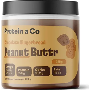 Protein a Co Arašídový krém s čokoládovým perníčkem 330 g