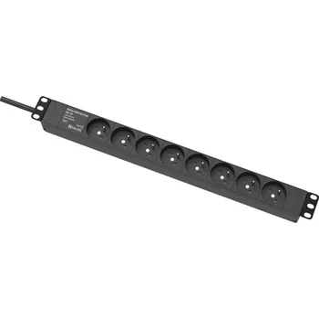 Přepěťová ochrana RACK-PROTECTOR-X8-1U 19" napájecí panel, 1U, 8 x 230 V, přepěťová ochrana