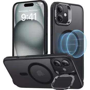 Pouzdro na mobilní telefon ESR case with stand for iPhone 16 (black)