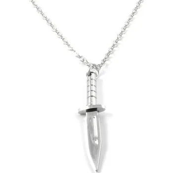 Náhrdelník Ocelový náhrdelník s přívěskem meče stříbrné barvy - Fort Tempus