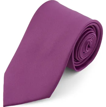 Kravata Fialová kravata 8 cm Basic - Trendhim