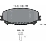 Sada brzdových destiček, kotoučová brzda TEXTAR 2280301