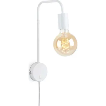 Nástěnné svítidlo BRILONER Noční lampička 35,5 cm 1x E27 10W bílé BRI 2086-016