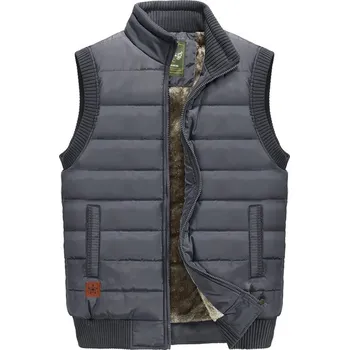 Pánská bunda Pánská vesta DIMU229 Barva: Šedá, Velikost: 3XL