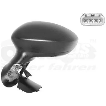 Auto zrcátko Vnější zpětné zrcátko VAN WEZEL 1624805