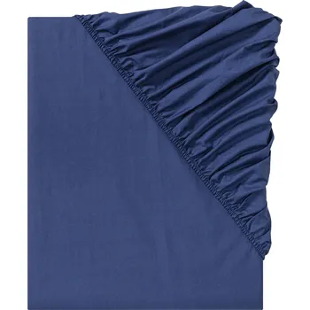 Prostěradlo LIVARNO home Perkálové napínací prostěradlo, 140-160 x 200 cm (modrá)