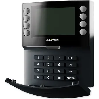 Zabezpečovací technika JA-155E-AN* - antracitová bezdr. čtyřsegment. kláv. s LCD a RFID