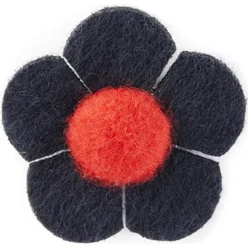 Brož Námořnicky modrý a červený květ do klopy - Warren Asher