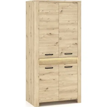 Šatní skříň MORIS skříň 4d dub artisan