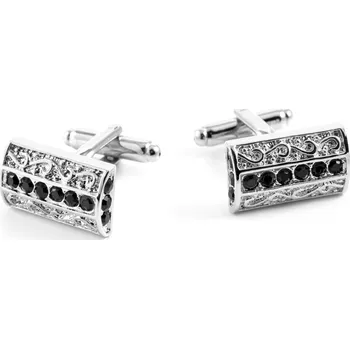 Manžetový knoflíček Obdélníkové manžetové knoflíčky Bling - Warren Asher