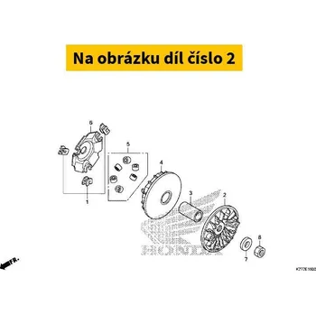 Auto-moto Honda Polořemenice Honda SH 125 13-19 22102K01900